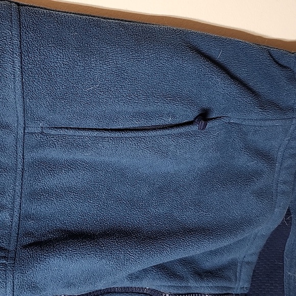 Duluth Trading Co Blue Fleece Zip Up Vest Mens XL Zip Pockets. - Picture 4 of 8